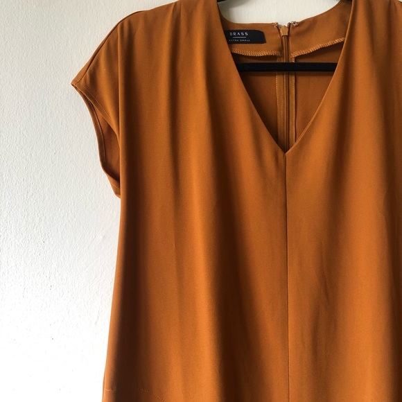 Brass Dresses & Skirts - Brass - The Essential Dress (Marigold)